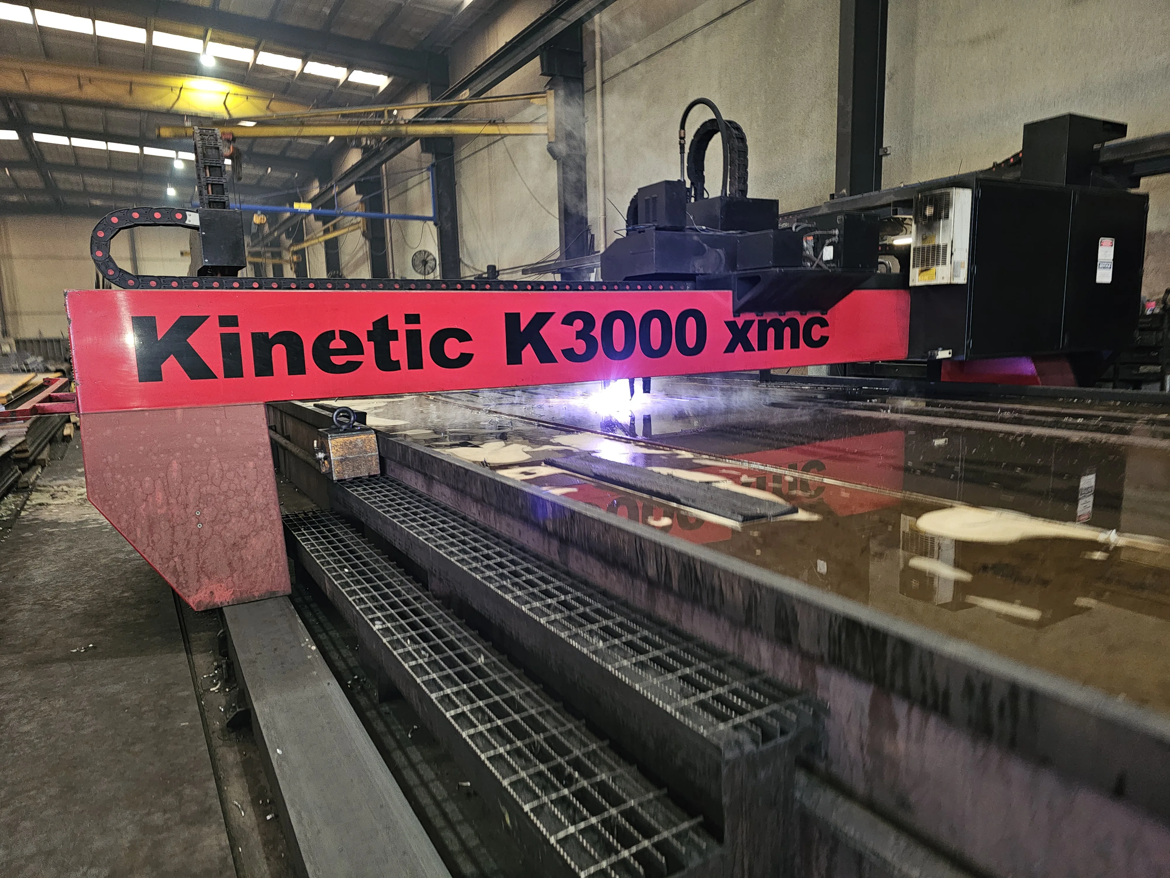 Kinetic K3000 XMC plasma cutting — M-Steel Dandenong South